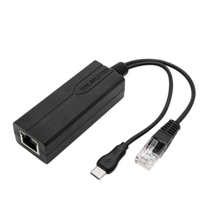 China 1Gbps Gigabit 12V 3A PoE Splitter Adaptador para Porta de Acessórios de Câmera IP à venda