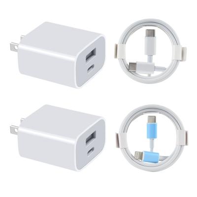 Китай QC Dual Port 20W USB C зарядное устройство для видеоигроков Быстрая зарядка продается