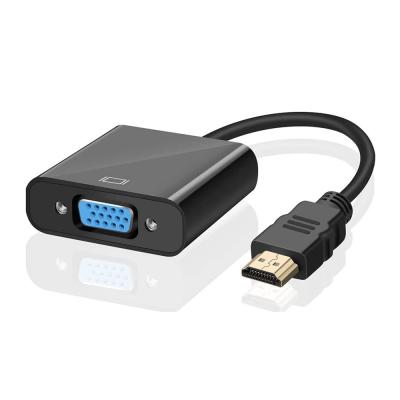 Китай 1080P HDMI к VGA преобразователь адаптер кабель для компьютера мужчина к женщине аудио видео продается