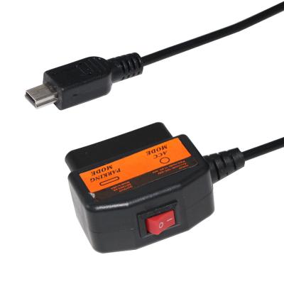 China Switchable Gas Vehicles And Cars DVR Driving Recorder Charging Cable With Switch for sale