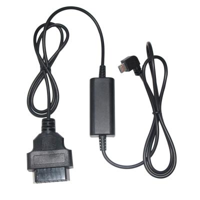 China 24W Micro USB Cable Connector for Gps DVR Camcorder Tablet E-dog Phone OBD II 16pin Charger for sale