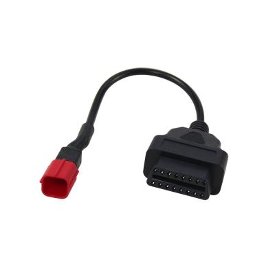 China Motorcycle OBD1 to OBD2 Adapter Cable 6 Pin OBD Diagnostic Cable Customized Length à venda