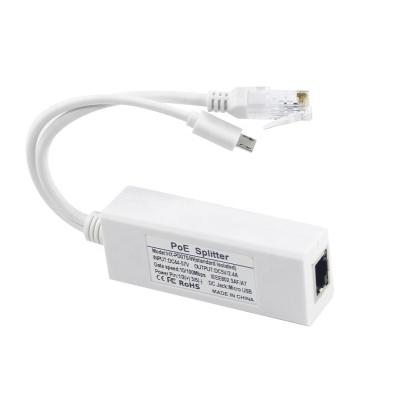 China 48V to 12V PoE Splitter Injector Fast Data Transmission for IP Camera and Phone à venda