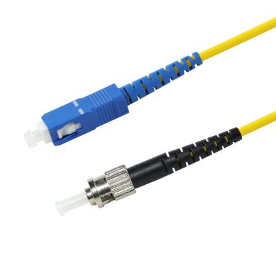 China Single Mode Fc Sc St Lc Fiber Optic Cable G657a2 20 Mts Patch Cord Insertion Loss ≤0.3dB zu verkaufen