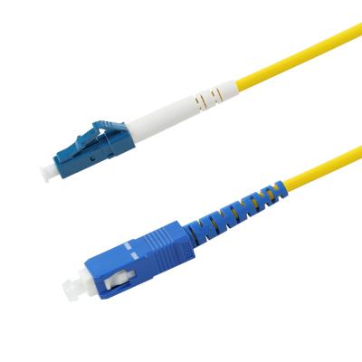 China LSZH LC SC Fiber Optic Patch Cord Type Os2 Optical Om3 Single Mode Fiber Connector zu verkaufen