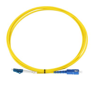 China Optical Om1 Apc To Lc Upc Fiber Optic Patch Cord Sc Simplex Sc-Lc-Sm 3.0Mm for sale