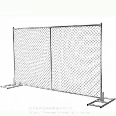 China American Portable Temporary Construction Chain Link Fence 6x8 Chain Link Fence Panels for sale