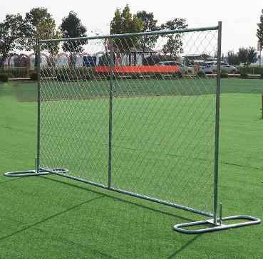 China Diamond Mesh Temporary Fence 6x10ft Removable Chain Link Fence for sale