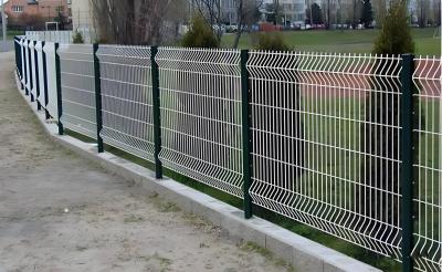 China Galvanized V Mesh Security Fence Welded Wire Mesh Panel Fence For School Playground for sale