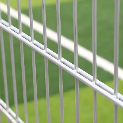 China Steel Anti-Climb Security Fence 656 Double Horizontal Wires Safety Fence for sale