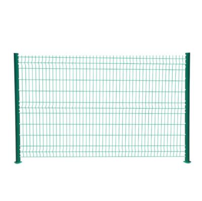 China School Site 3D Welded Mesh Fence 55x100mm Mesh Security Fencing for sale