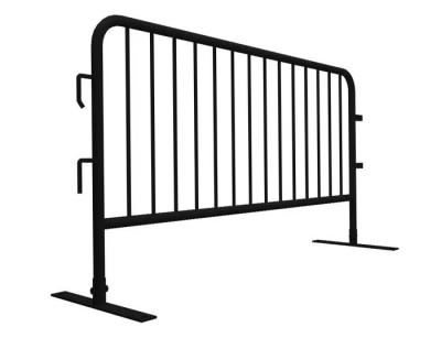 China Heavy Duty 8.5 Ft Portable Road Metal Steel Galvanized Tube Crowd Control Security Barrier for sale