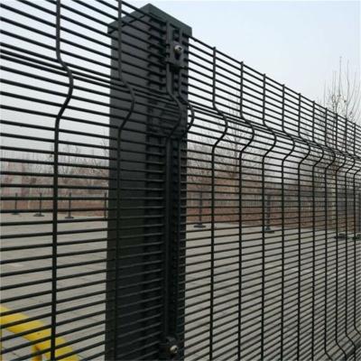 China Modern Design 4mm Wire Diameter Clear View High Security 358 Anti Climb Fence for sale