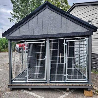 China 1.5x2M Easy To Install Galvanized Outdoor Dog Kennel Metal Dog Cage for sale