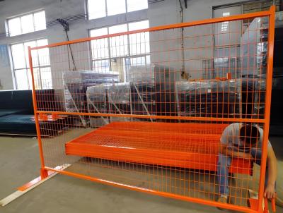 China UV Treated Galvanized Temporary Construction Fence Round Square Feet for sale