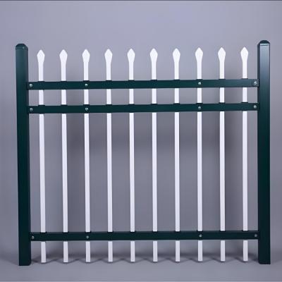 China 6 Foot 3x3 Modern Tubular Steel Fence For Garden for sale