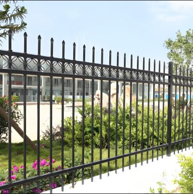 China Anti-Corrosion Coating Sleek Aesthetic Tubular Steel Fence Panels With 1.8M Height for sale