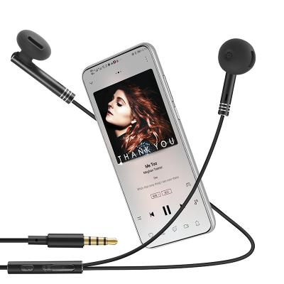 China In-ear 3.5mm wired earbuds with handfree microphone strong bass open ear earphone for cellphones for sale