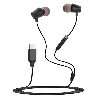 China USB C Plug In-Ear Earbuds Headphones Metal Earbuds Metal Earbuds Wired Earphone Headsets Handsfree Loud Base Wired Earphone Headsets for sale