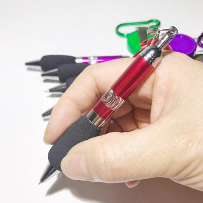 China Office & School Pen Factory Retractable Ball Pen with Retractable Badge Holder for sale