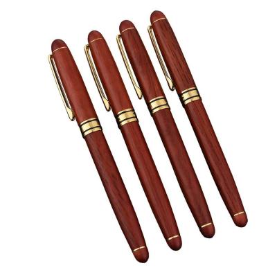 China Classic Resort Hotel And Factory Wooden Box Pen Set Custom Business Office Gift for sale