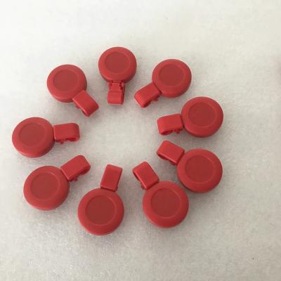 China Durable Hot Retractable ID Badge Holder ID Badge Reels ABS Card Holder Custom Red for sale