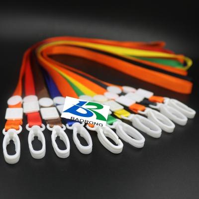 China Hot New Conference Gifts Plastic Hook Popular Nylon Key ID Chain Lanyard for sale