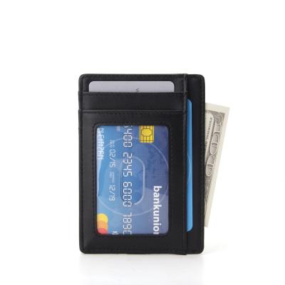 China No Business Rfid Wallet Men Mini Card Bag Metal Magic Ultra-thin Short Custom Travel Wallet for sale