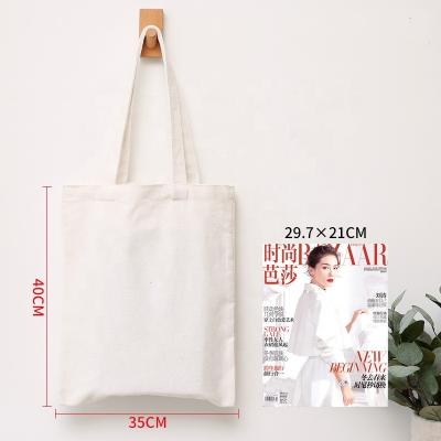 China Hot Custom Canvas Cotton Canvas Student Handled Bag Student Handled Shopping Bag for sale