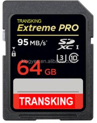 China Extreme Quality 32GB 64GB 128GB SD Card UHS-I SD Card 4K 633X 95MB/s SD Card Real PRO 128G 64GB 32GB SD Card for sale