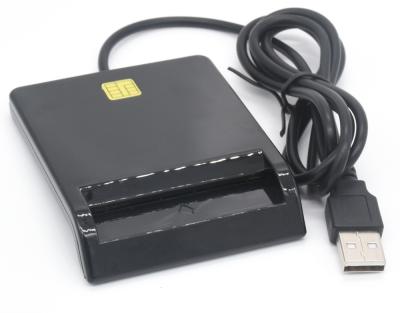 China ABS Factory Supply Best Direct Selling USB ATM CAC SIM DNI IC Smart Card Reader for sale