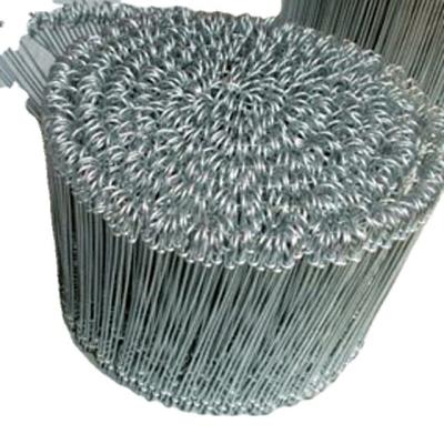 China Black wrapping wire or PVC double loop tie wire, binding wire, double loop tie wire for sale