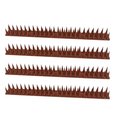 China Viable Plastic Pigeon Anti Bird Squirrel Wild Cat Fence Spikes Snake Squirrel Yard Proof Bird Repellent Spikes for sale