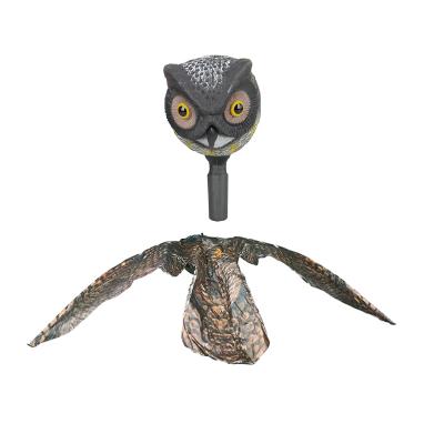 China Waterproof Owl Decoy Animal Repellent Good Quality Plastics Hunting Bird Owl Decoy for sale