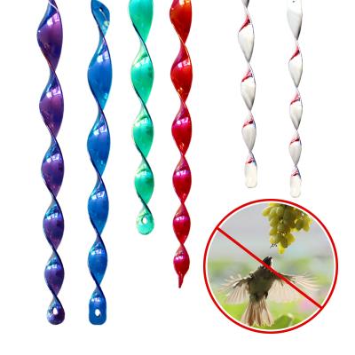 China Viable Wholesale Bird Warning Rod Wind Tornado Hanging Bird Repellents Rods For Animal Control for sale