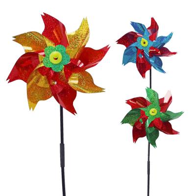 China Eco-fiendly Bird Alert Viable Non-Toxic Strong Reflection Bird Repellent Windmill For Garden for sale