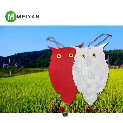 China Wholesale Viable Rotating Head Owl Bird Scare Reflected In Outdoor Pest Control Garden Farm for sale