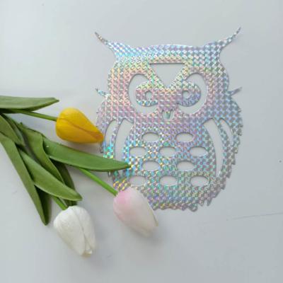 China Viable Owl Repellent Holographic Sticker Bird Glue Back Pest Control Repelling Pigeons for sale