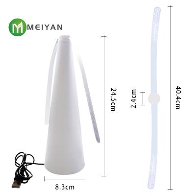 China USB Indoor Battery Hanging Hanging Table Soft Meal Kitchen Restaurant Blade Mosquito Pest Control Pest Repellent Fly Fan for sale