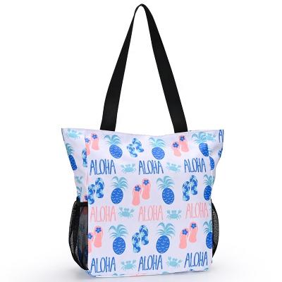 China Custom Logo Water Proof Beach Tote Bag Kids Ladies Women Summer Waterproof Beach Tote Bags Custom Logo for sale