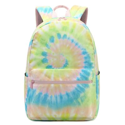 China waterproof tie dye backpack girls school bags for teenagers tie dye rucksack lady bags bagpack designer rucksack mochila escolar for sale