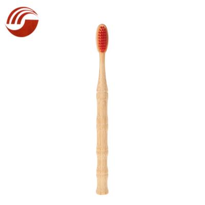 China Nylon Bristle 100% Eco-Friendly OEM Natural Bamboo Toothbrush For Daily Use for sale