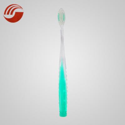 China Natural Personalized Home Use PP Long Handle Plastic Adult Toothbrush for sale