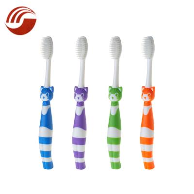 China Wholesale Animal Plastic Material Cat Daily Use Kids Toothbrush For Home for sale