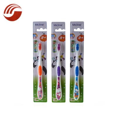 China Daily Use PP Anti-Slip Handle To Protect Erasers Kids Eco-Friendly Plastic Toothbrush for sale