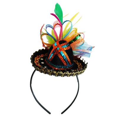 China Custom New Fashion Mexican Sombrero Sequined Fiesta For Party Carnival for sale