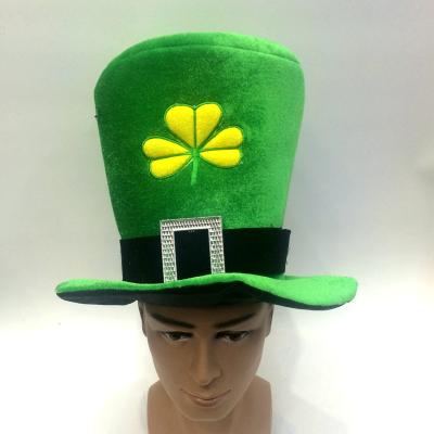 China Wholesale Irish St. Patrick's Day Haiwin Festival Party Festival Party Festival Hat St. Patrick's Day Green Shamrock Top Hat for sale