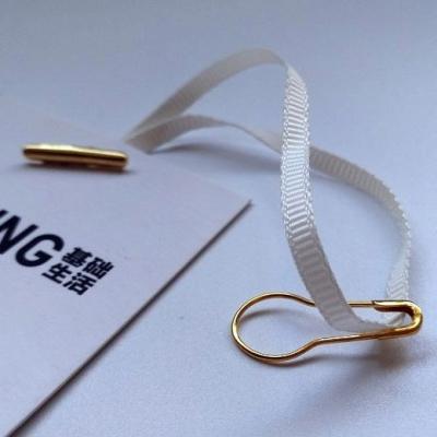 China 2022 Viable High Quality Garment Tags Thread Ribbon Gourd Colorful Needle Seal Tag For Clothing for sale