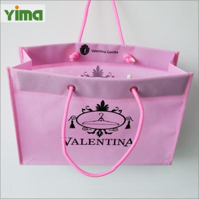 China Custom Eco Friendly Nonwoven Shopping Bag Handled Fashion Tote Folding pp tela bolsa no tejida for sale