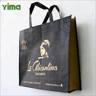 China Factory Wholesale Custom Handled Fashion Laminated Non Woven Bag for sale